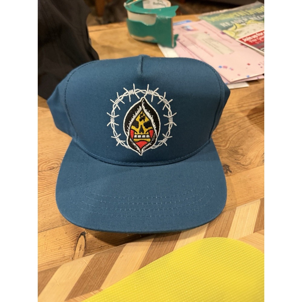 Indestructible MFG Trucker Hat Snap Back Blue